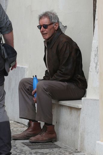 Harrison Ford le 7 octobre 2021 en Sicile. 