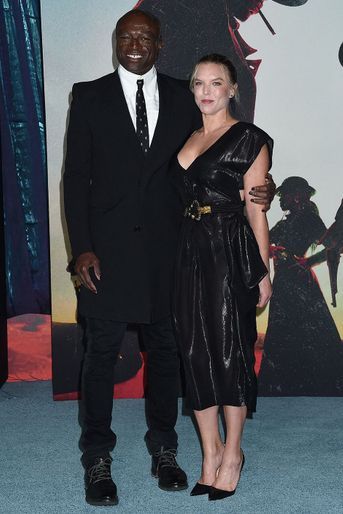 Seal et Laura Strayer à l&#039;avant-première du film «The Harder They Fall» à Los Angeles le 13 octobre 2021