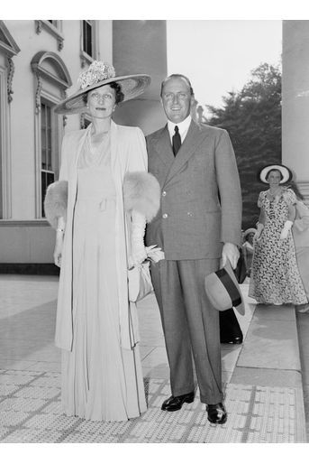 La princesse Märtha et le prince héritier Olav de Norvège, le 29 juin 1939