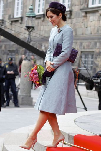La princesse Mary de Danemark à la rentrée parlementaire à Copenhague, le 3 octobre 2017