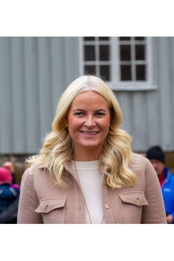 La princesse Mette-Marit de Norvège en visite dans le comté de Viken, le 29 septembre 2021