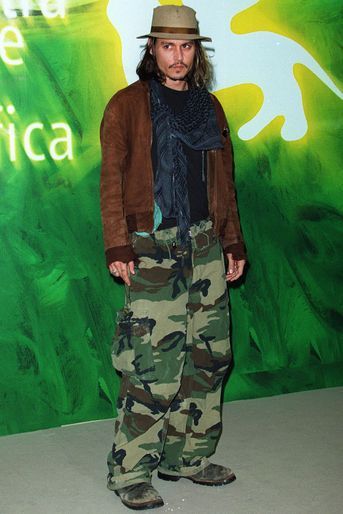 Johnny Depp au Venice Film Festival en Italie en 2001