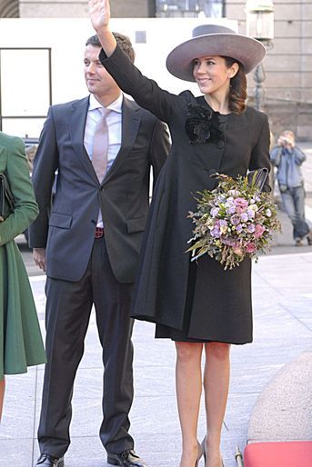 La princesse Mary de Danemark à la rentrée parlementaire à Copenhague, le 6 octobre 2009