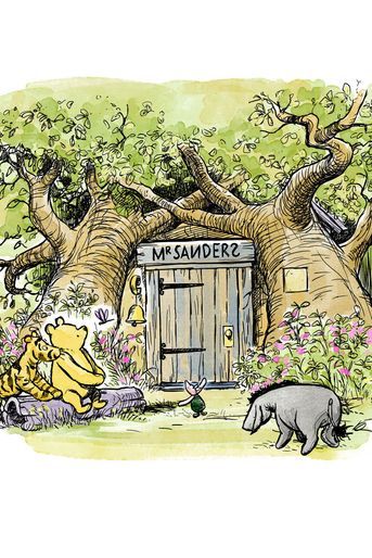 La maisonette Winnie l&#039;Ourson, nichée dans un arbre de la forêt d’Ashdown, dans le Sussex, en Angleterre.