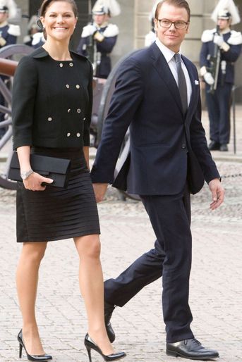 La princesse Victoria de Suède lors de la rentrée parlementaire à Stockholm, le 6 octobre 2010