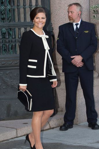La princesse Victoria de Suède lors de la rentrée parlementaire à Stockholm, le 16 septembre 2015