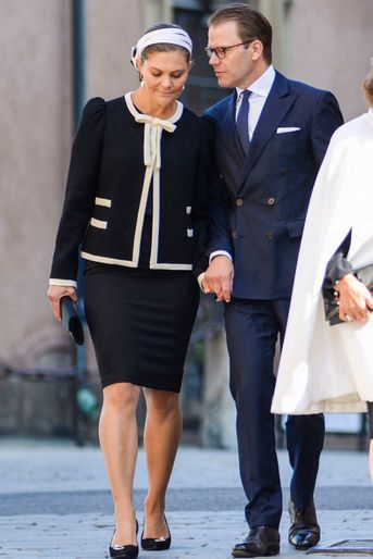 La princesse Victoria de Suède lors de la rentrée parlementaire à Stockholm, le 10 septembre 2019