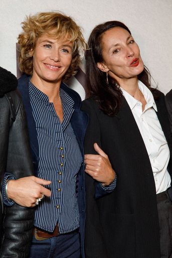 Cécile de France et Jeanne Balibar à l&#039;avant-première du film «Illusions perdues» à Paris le 4 octobre 2021