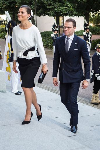 La princesse Victoria de Suède lors de la rentrée parlementaire à Stockholm, le 13 septembre 2016