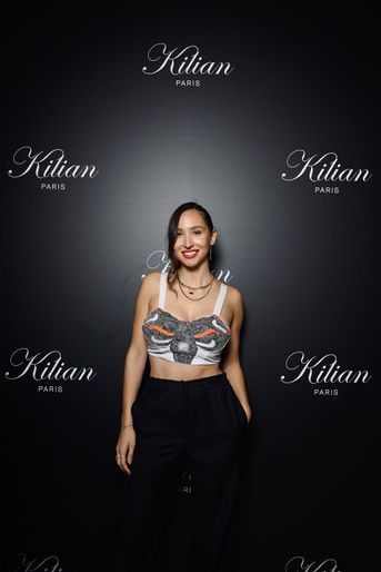 Tessa B lors de la soirée Kilian Paris en marge de la Fashion Week à Paris le 4 octobre 2021