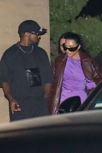Kim Kardashian et Kanye West à Malibu le 30 septembre 2021