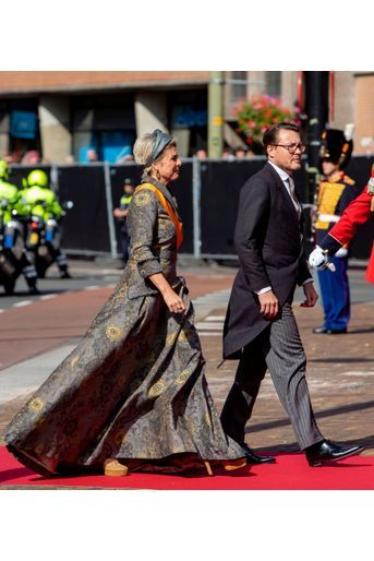 La princesse Laurentien et le prince Constantijn des Pays-Bas à La Haye, le 21 septembre 2021