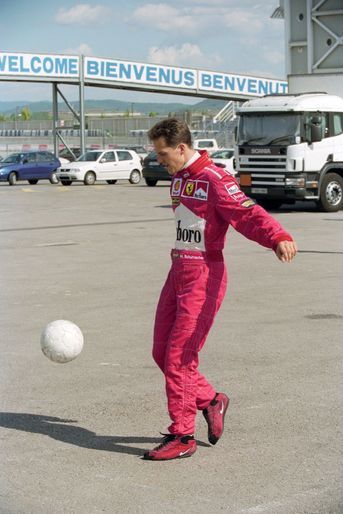 Sur le circuit de Jerez, en Espagne, 1998.