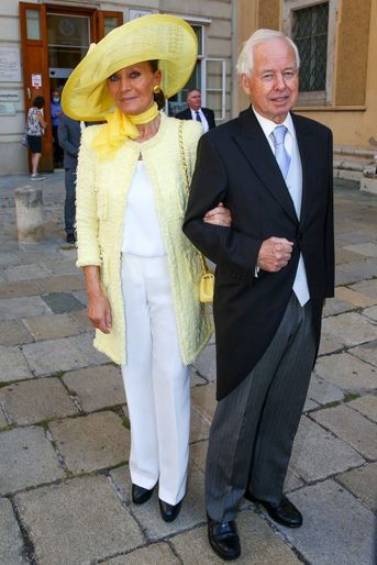 Le prince Philipp et la princesse Isabelle de Liechtenstein, à Vienne le 4 septembre 2021