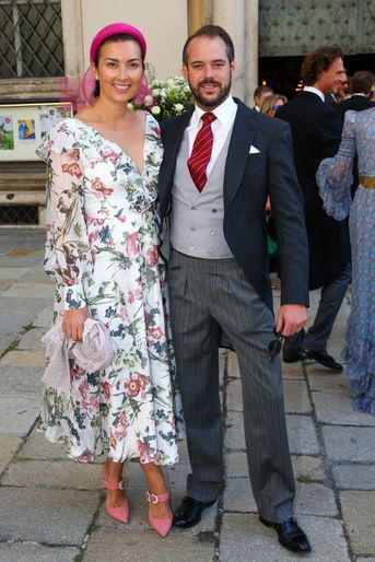 Le prince Félix et la princesse Claire de Luxembourg, à Vienne le 4 septembre 2021