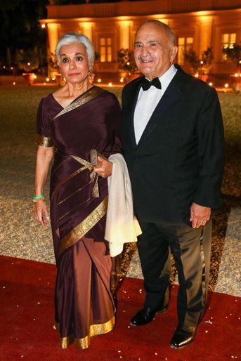 Le prince Talal et la princesse Sarvath de Jordanie, à Vienne le 4 septembre 2021