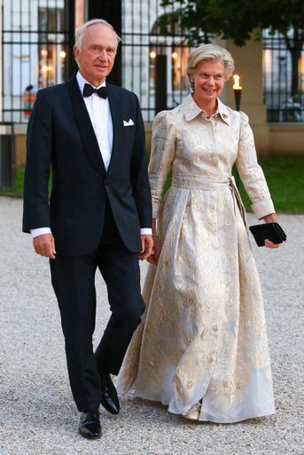 La princesse Marie-Astrid de Luxembourg et son mari l&#039;archiduc Carl Christian de Habsbourg-Lorraine, à Vienne le 4 septembre 2021