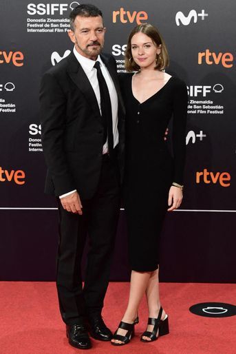Antonio Banderas et sa fille Stella, le 17 septembre 2021.