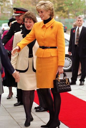 Lady Diana à Liverpool en novembre 1995.
