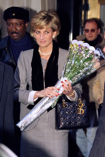 Diana Spencer à New York en décembre 1995.