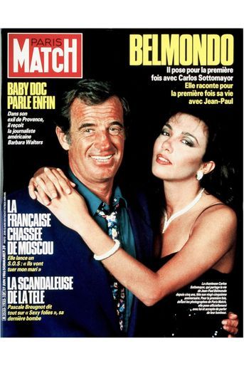 « Belmondo pose pour la première fois avec Carlos Sottomayor », Paris Match n°1935 du 27 juin 1986