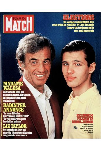 « Jean Paul Belmondo nous présente son fils Paul », Paris Match n°1714, 2 avril 1982