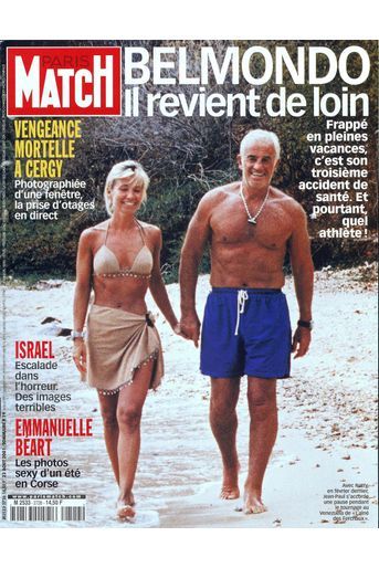 « Belmondo revient de loin » - Paris Match n°2726 du 23 août 2001