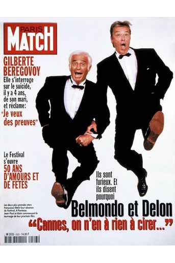 MAI 1997. La une de Paris Match avant le 50e Festival de Cannes, où les deux monstres sacrés n’avaient pas été invités.