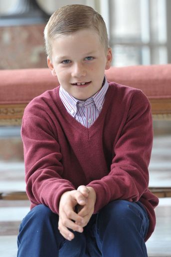 Le prince Gabriel de Belgique, le 26 décembre 2012
