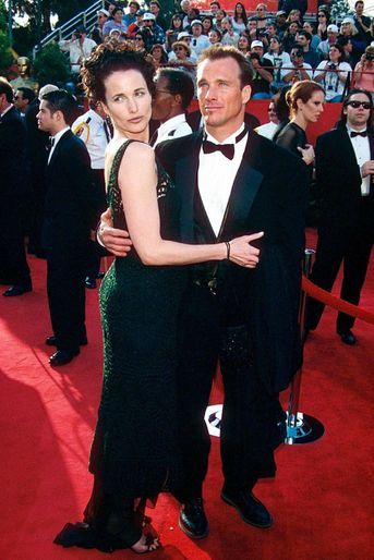 Andie MacDowell et Paul Qualley aux Oscars en 1997