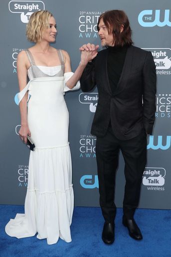 Diane Kruger et Norman Reedus aux Critics&#039; Choice Movie Awards à Los Angeles en janvier 2018
