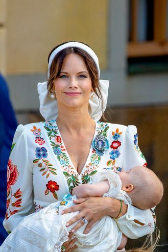 Le bandeau de cheveux de princesse Sofia de Suède, le 14 août 2021