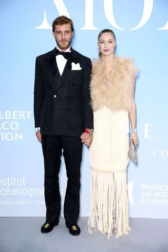 Pierre Casiraghi et Beatrice Borromeo au gala de Monte-Carlo pour l&#039;Océan Mondial en septembre 2018