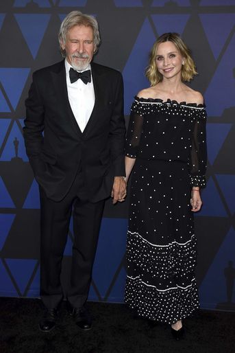 Harrison Ford et Calista Flockhart aux Governors Awards à Los Angeles en novembre 2018
