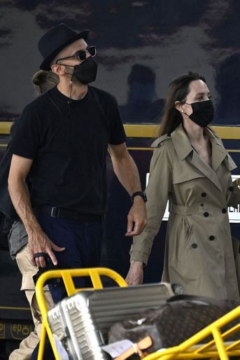 JR et Angelina Jolie à Venise le 30 juillet 2021