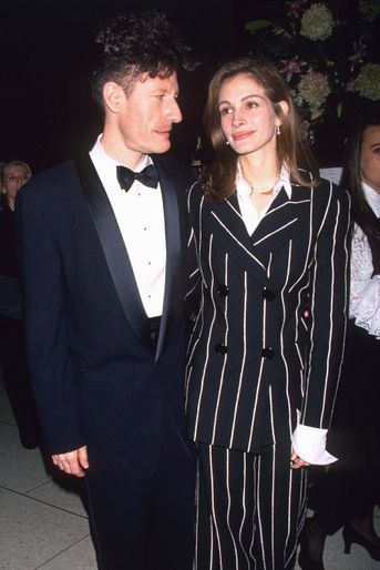 Lyle Lovett et Julia Roberts (ici à une première en octobre 1993)
