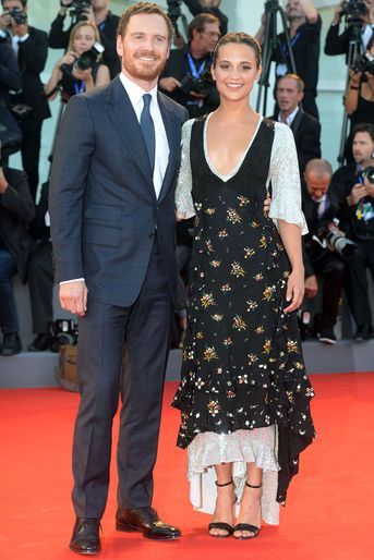 Michael Fassbender et Alicia Vikander à la première du film «Une vie entre deux océans» au Festival de Venise en septembre 2016