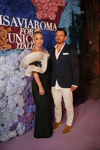 Katy Perry et Orlando Bloom au gala UNICEF organisé par LuisaViaRoma à Capri le 31 juillet 2021