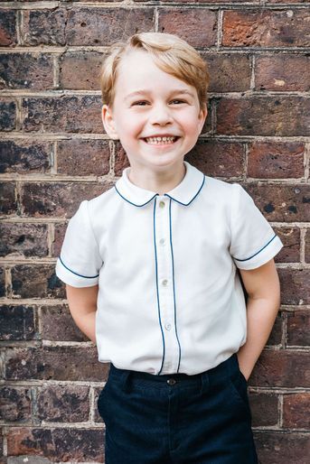 Le prince George sur un portrait réalisé pour son cinquième anniversaire en 2018