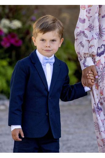 Le prince Oscar de Suède, à Drottningholm le 14 août 2021