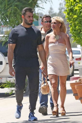 Sam Asghari et Britney Spears à Los Angeles en mai 2018