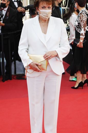 Roselyne Bachelot lors de la montée des marches du film «Benedetta » au Festival de Cannes, ce vendredi 9 juillet 2021.