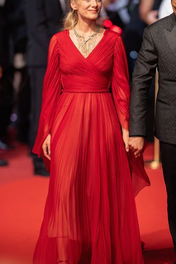 Mélanie Laurent en Dior le 10 juillet 2021. 
