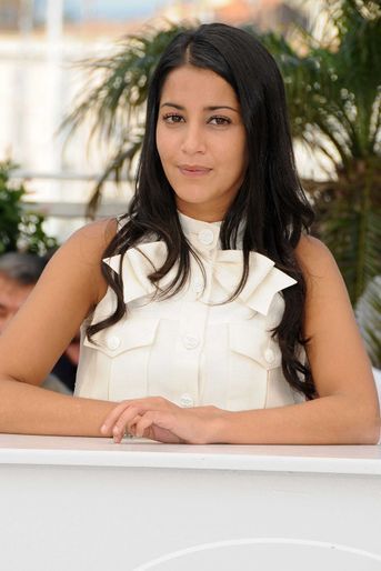 Leïla Bekhti au Festival de Cannes en 2009 pour le film «Le Prophète» (en Chanel)