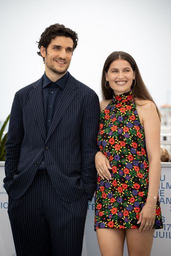 Louis Garrel et Laetitia Casta au photocall du film «La Croisade» lors du 74e Festival de Cannes le 12 juillet 2021