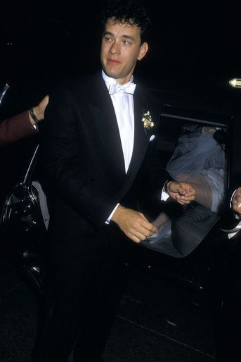 Tom Hanks le jour de son mariage à Los Angeles le 30 avril 1988