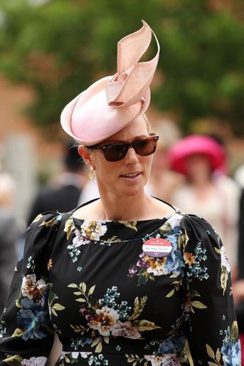 Le chapeau de Zara Phillips au Royal Ascot, le 17 juin 2021