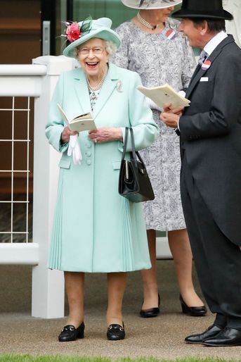 La reine Elizabeth II au Royal Ascot, le 19 juin 2021