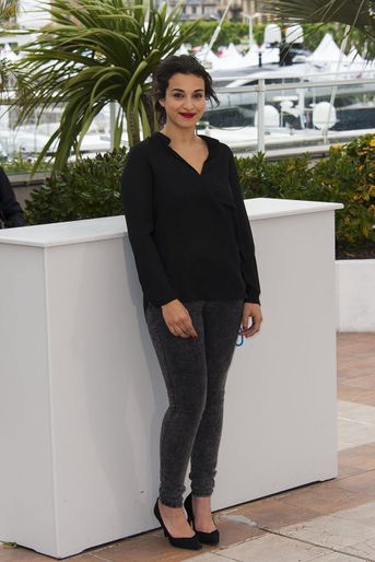 Camélia Jordana au Festival de Cannes en 2014 pour le film «Bird People»