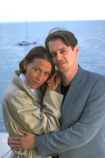Frances McDormand (avec Steve Buscemi) au Festival de Cannes en 1996 pour la présentation du film «Fargo»